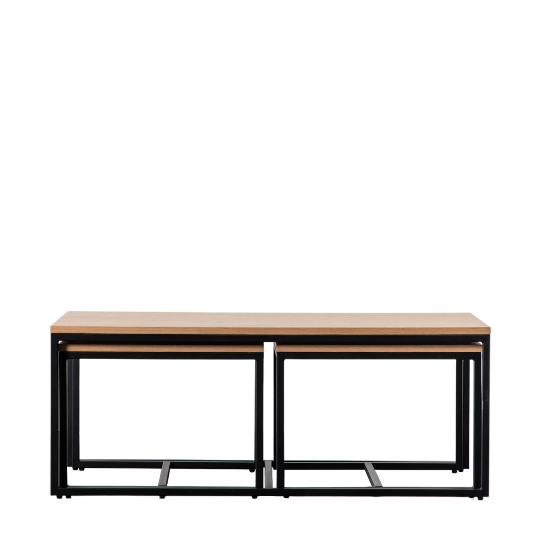 Gallery Direct Henley Coffee Table Nest 500x500x450mm