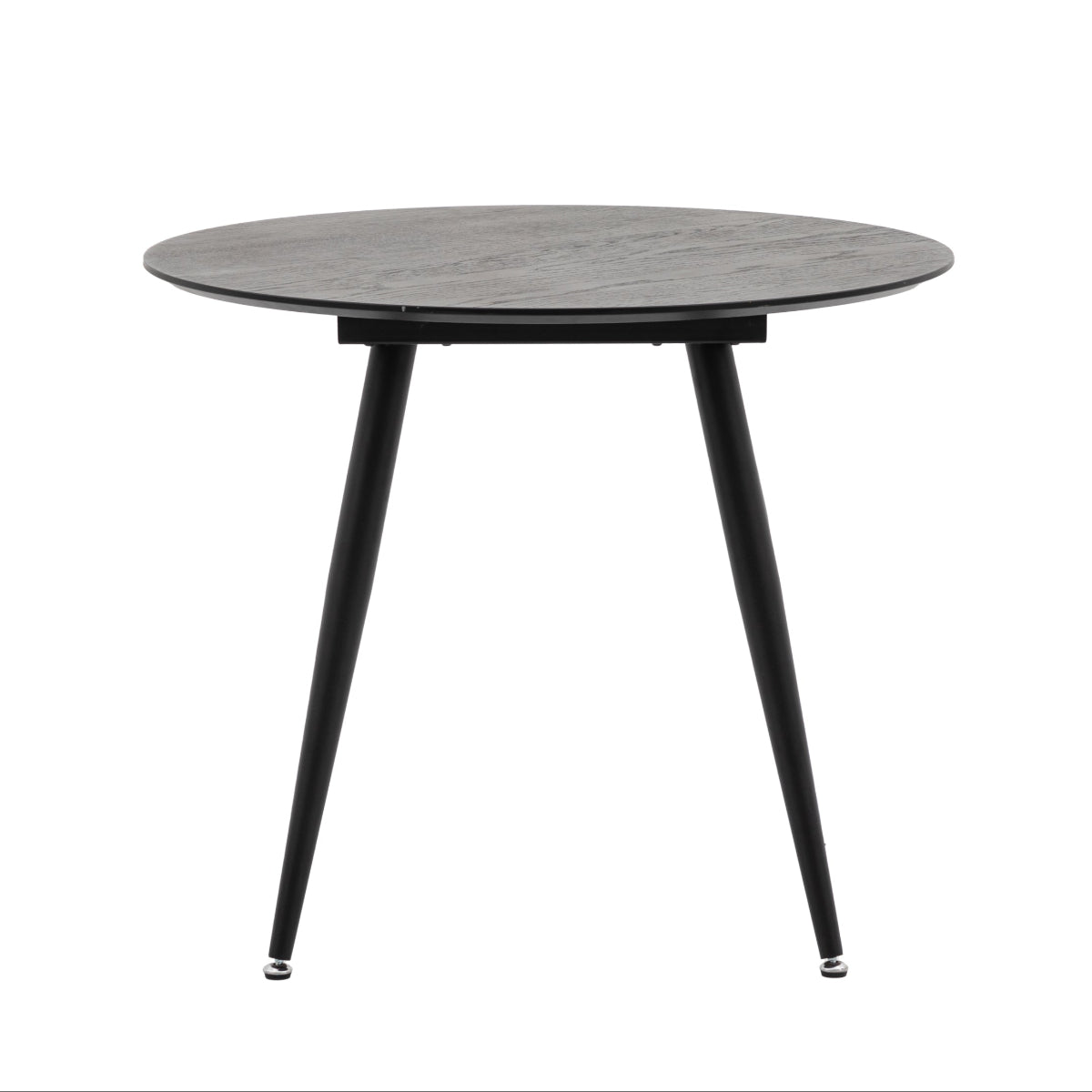 Gallery Direct Astley Round Dining Table Black 900x900x750mm