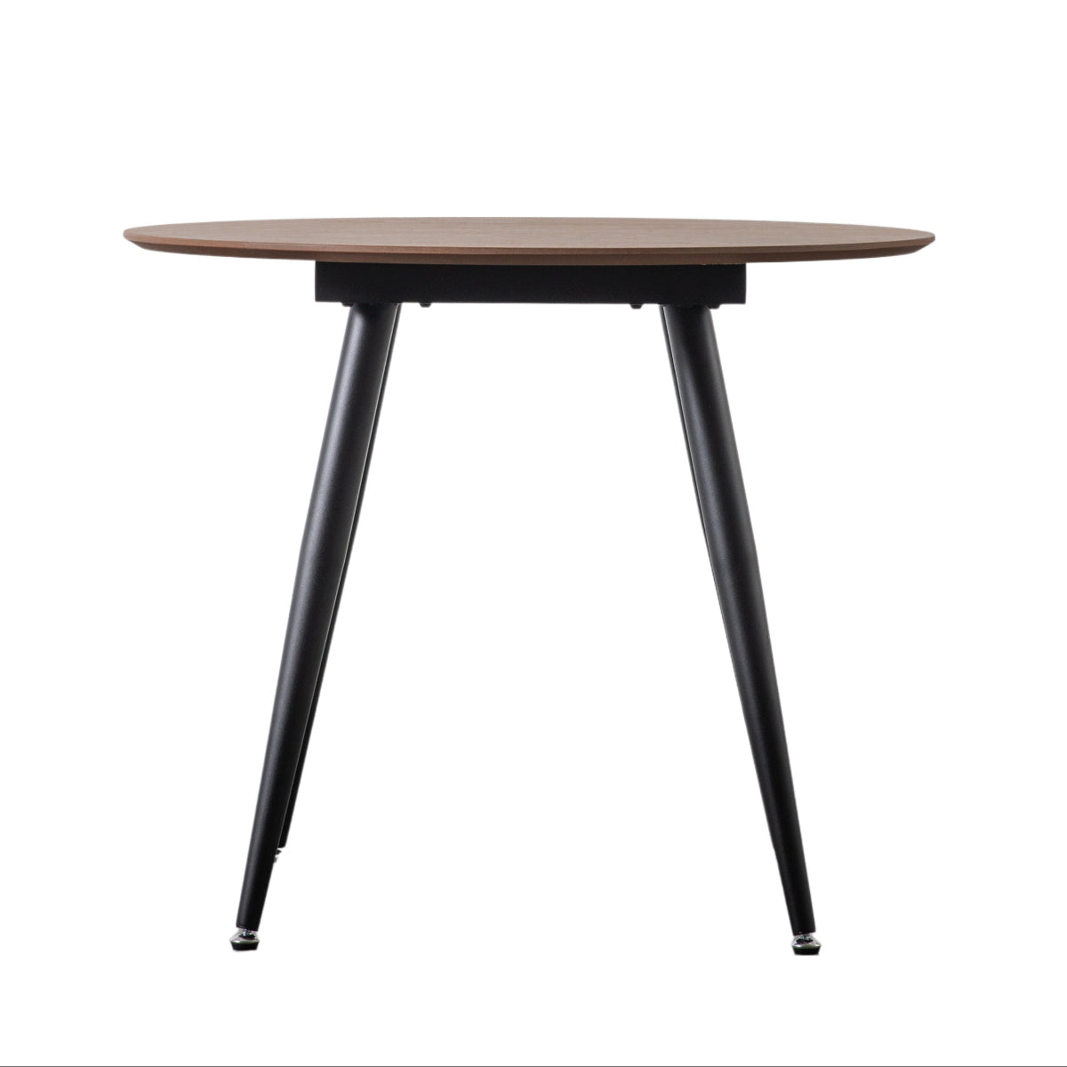 Gallery Direct Astley Round Dining Table Walnut 900x900x750mm