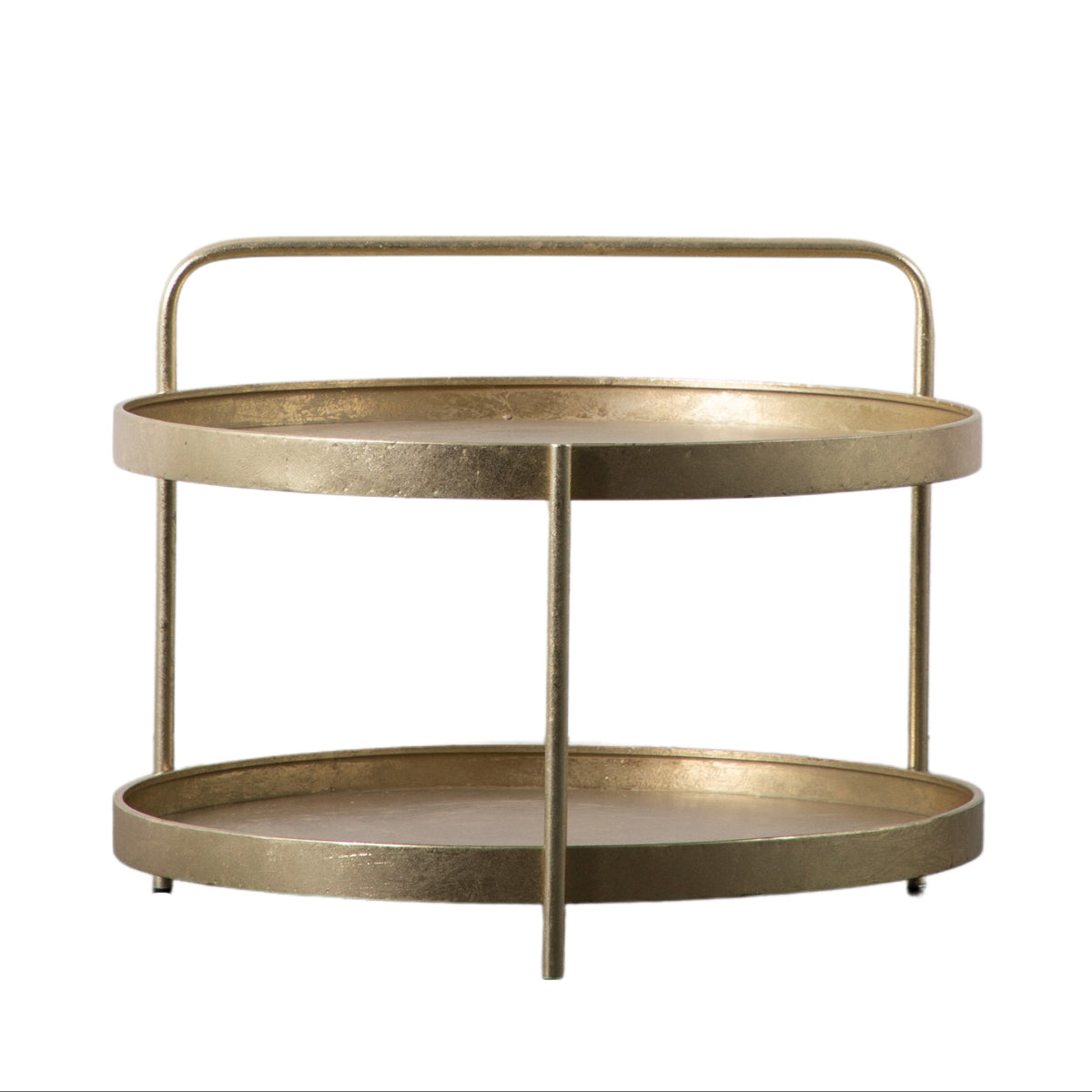 beau monde Gallery Direct Sennen Coffee Table Gold 650x650x500mm