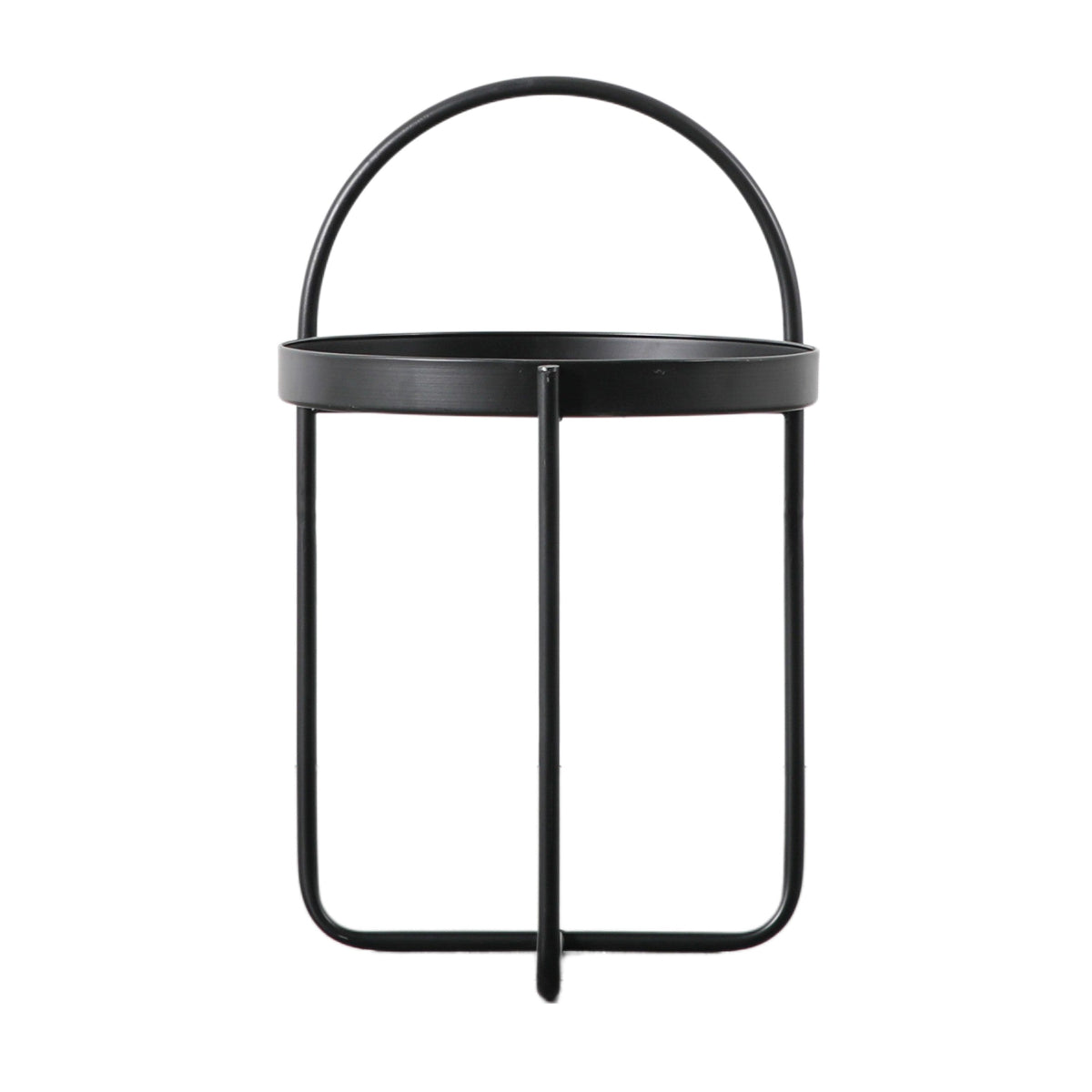Gallery Direct Melbury Side Table Black 400x400x660mm