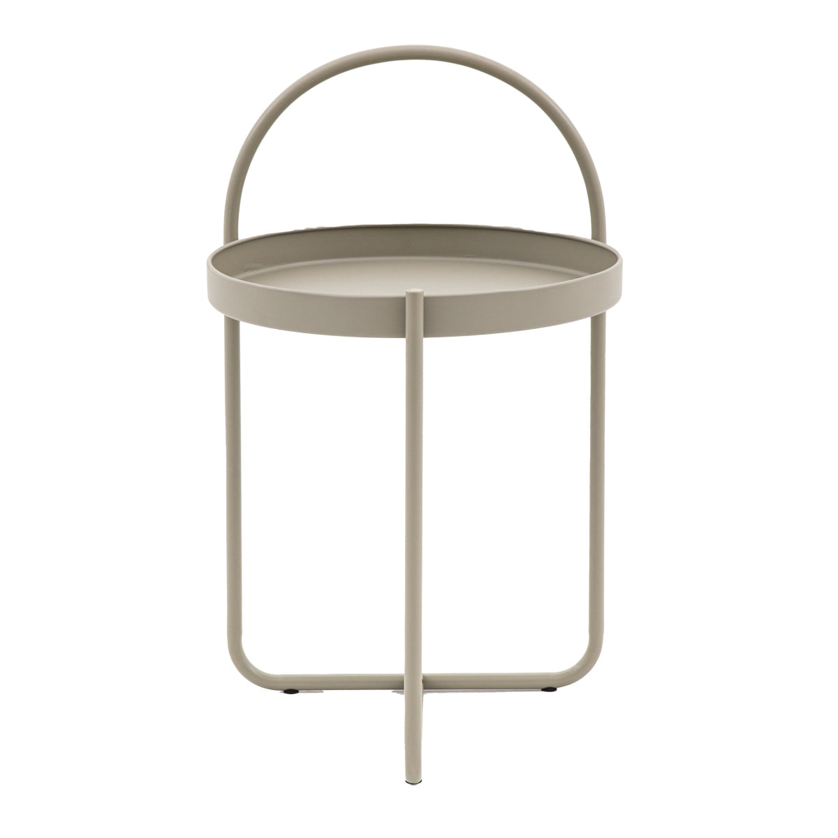 Gallery Direct Melbury Side Table Latte 400x400x660mm