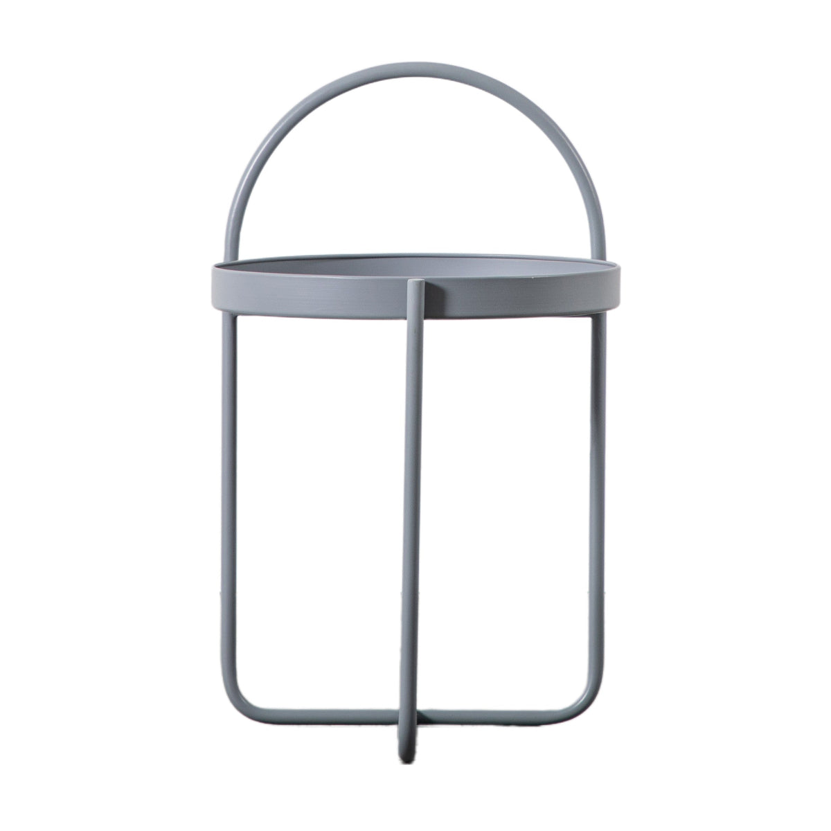 Gallery Direct Melbury Side Table Grey 400x400x660mm