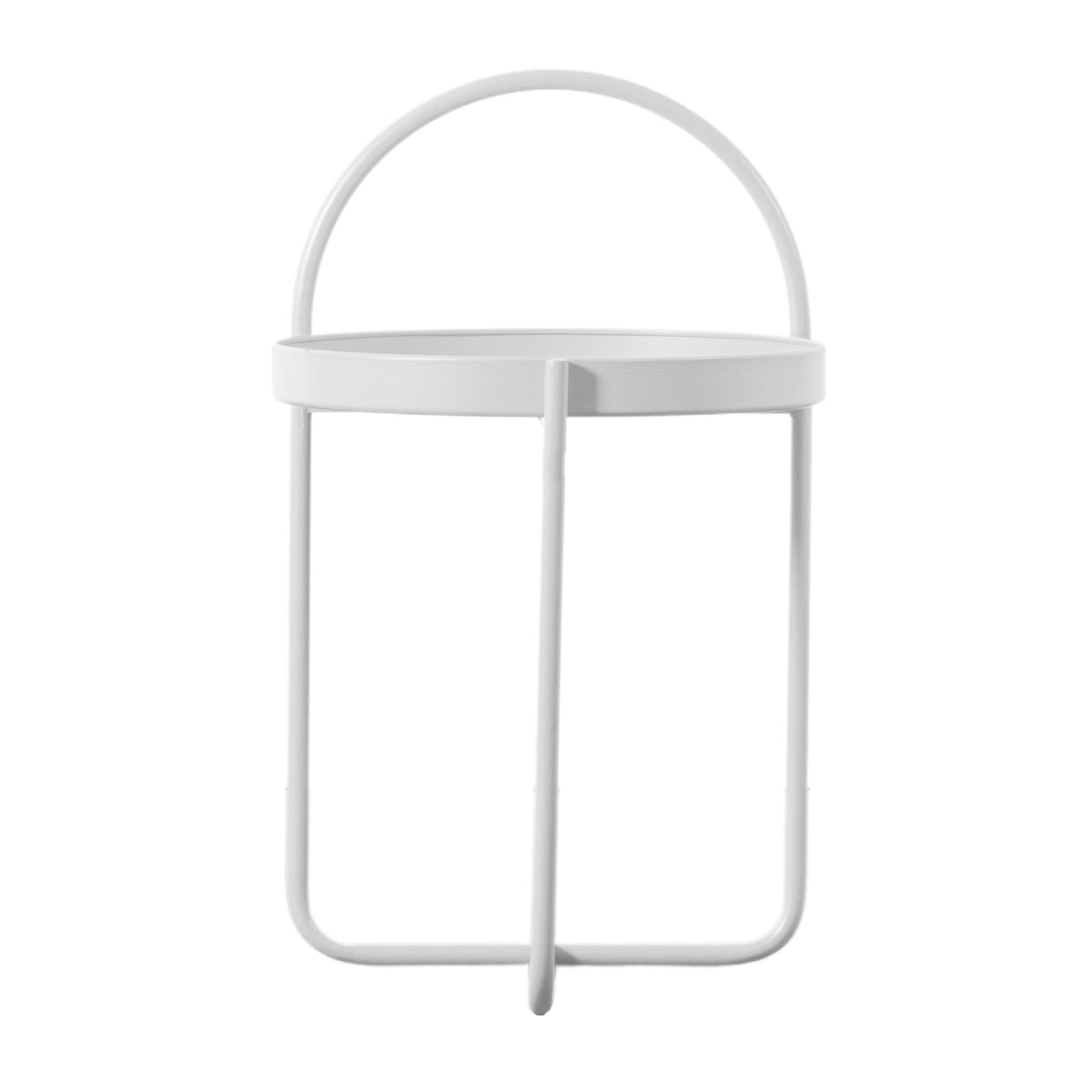 Gallery Direct Melbury Side Table White 400x400x660mm
