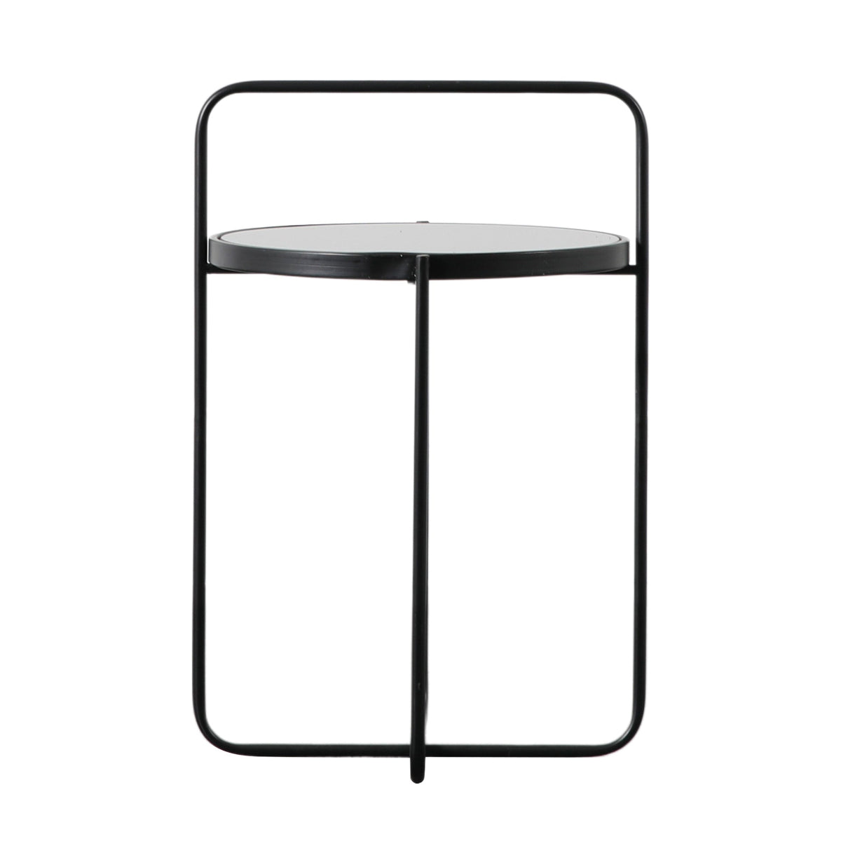 Gallery Direct Fawley Side Table Black 435x435x650mm