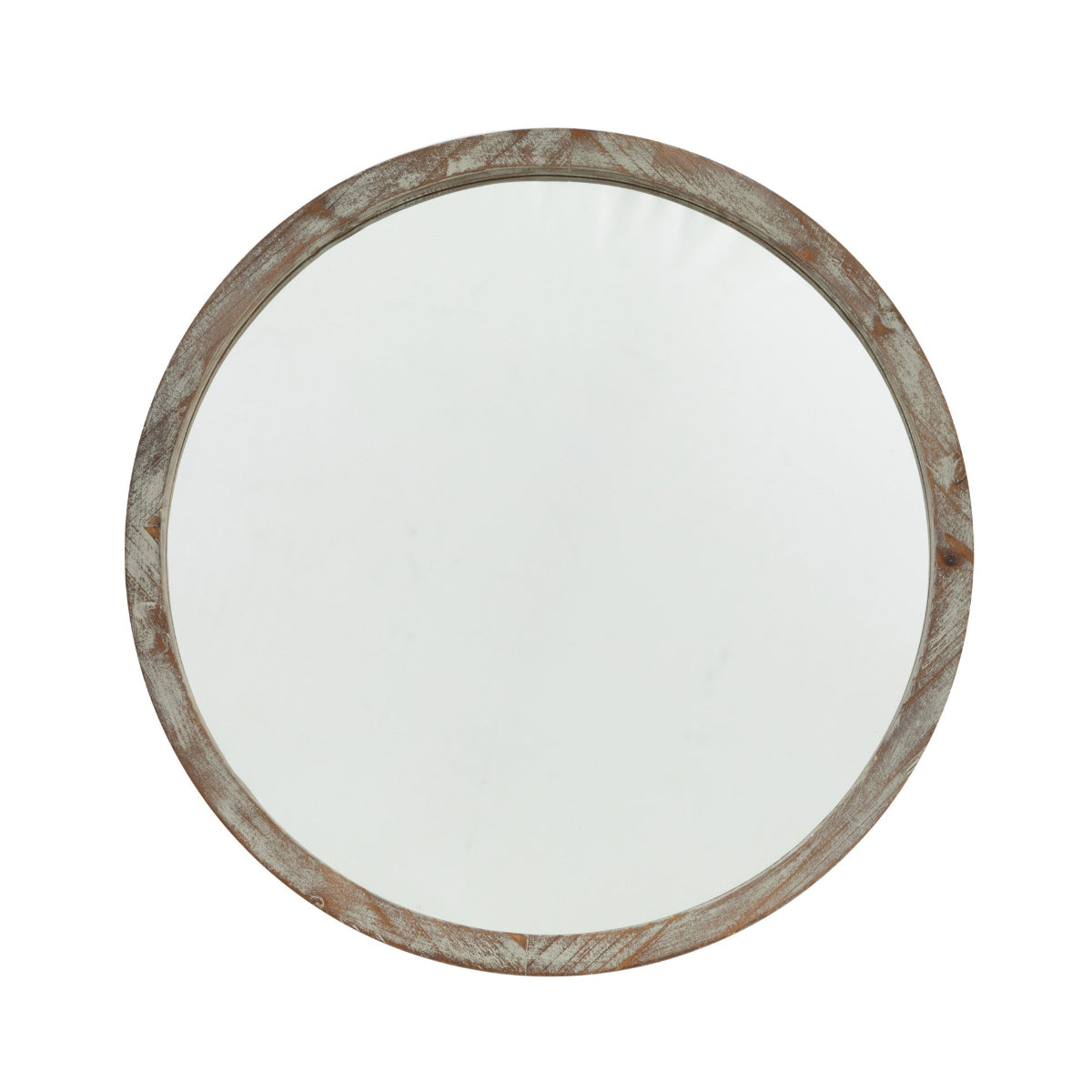 Gallery Direct Hector Mirror Round Small Natural 500x500x30mm