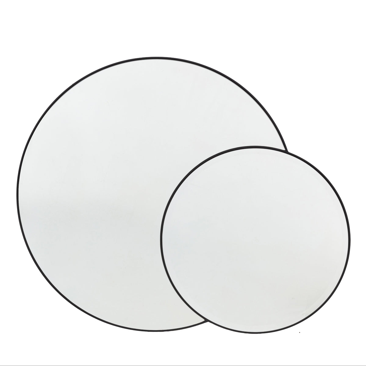 Gallery Direct Ostia Mirror Black 1112x15x900mm