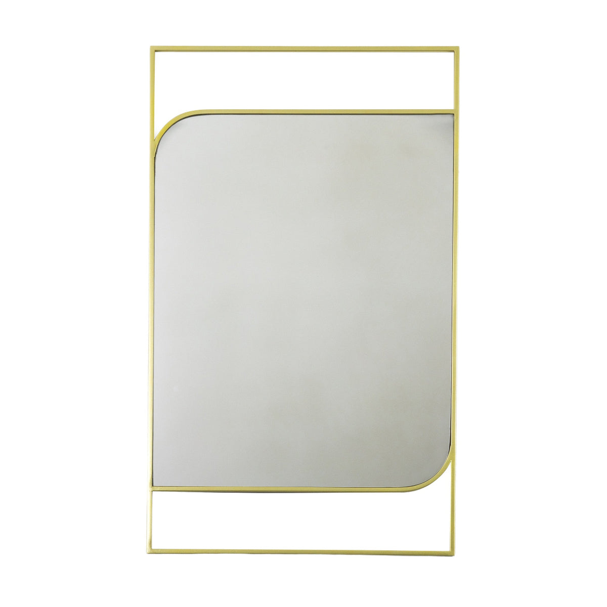 Gallery Direct Visano Mirror Champagne 610x10x1020mm