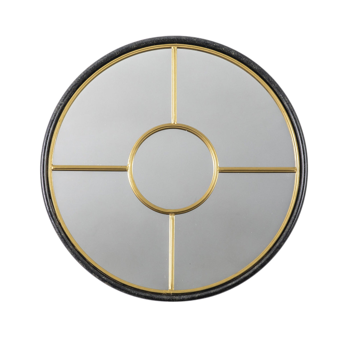 Gallery Direct Rocca Round Mirror Gold 600x30x600mm