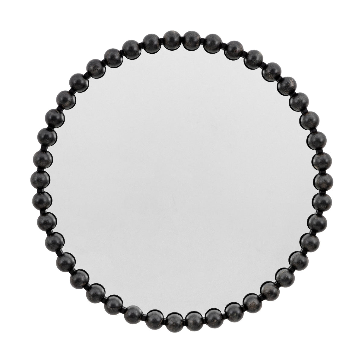 Gallery Direct Ceretti Round Mirror Black 800x50x800mm