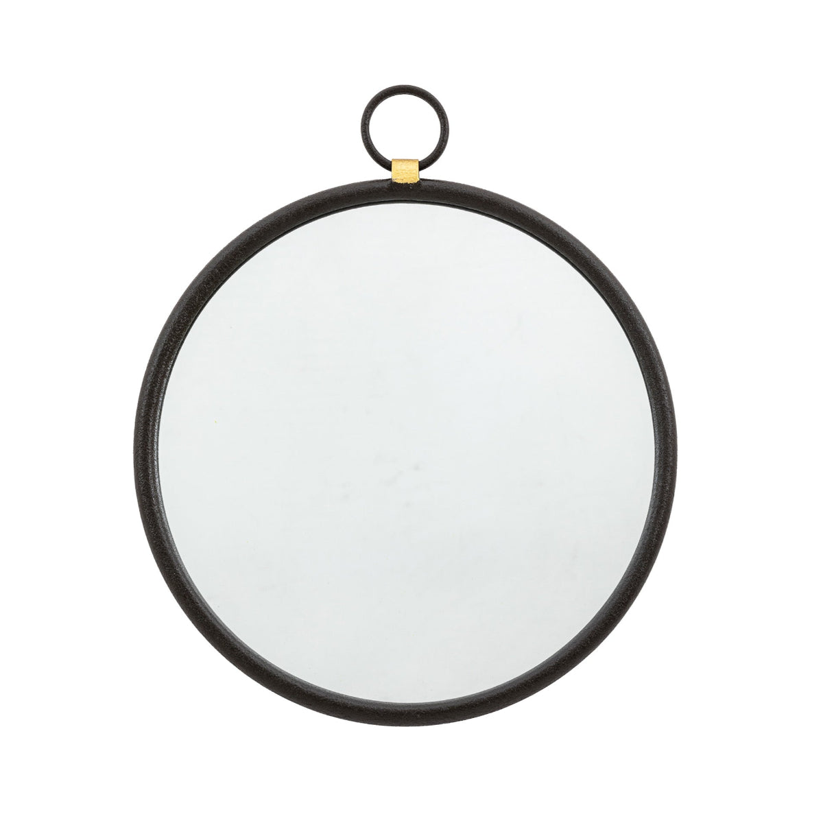 Gallery Direct Bayswater Black Round Mirror 400x20x470mm