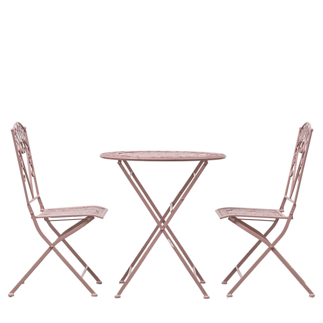 Gallery Direct Brindisi 2 Seater Bistro Set Coral