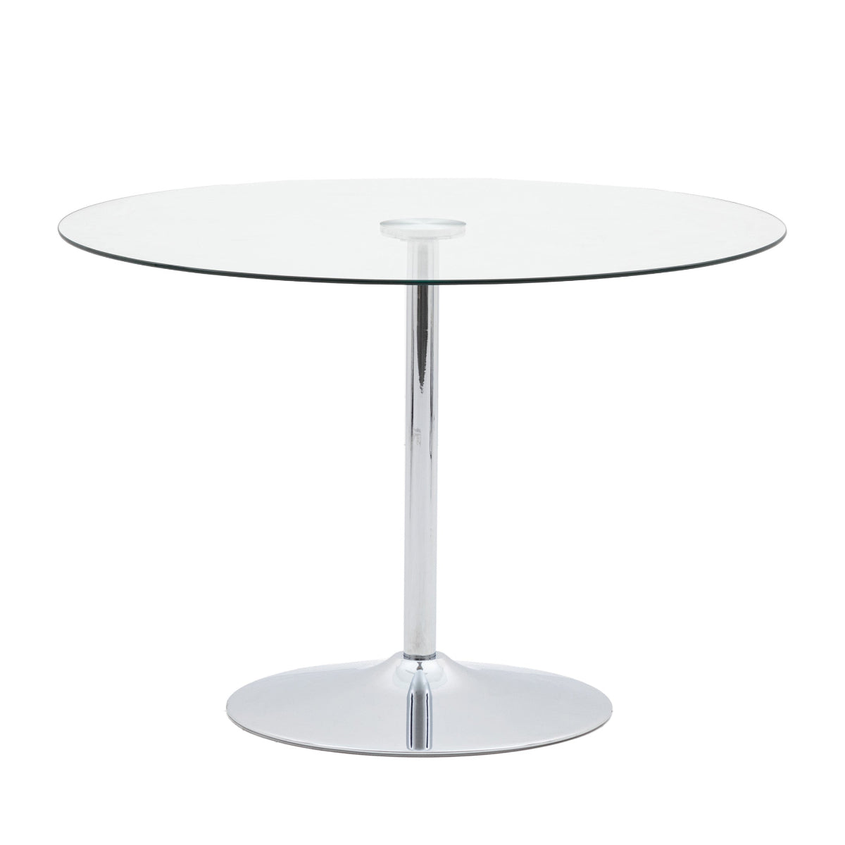 Gallery Direct Fielding Dining Table Clear Glass 1100x1100x750mm
