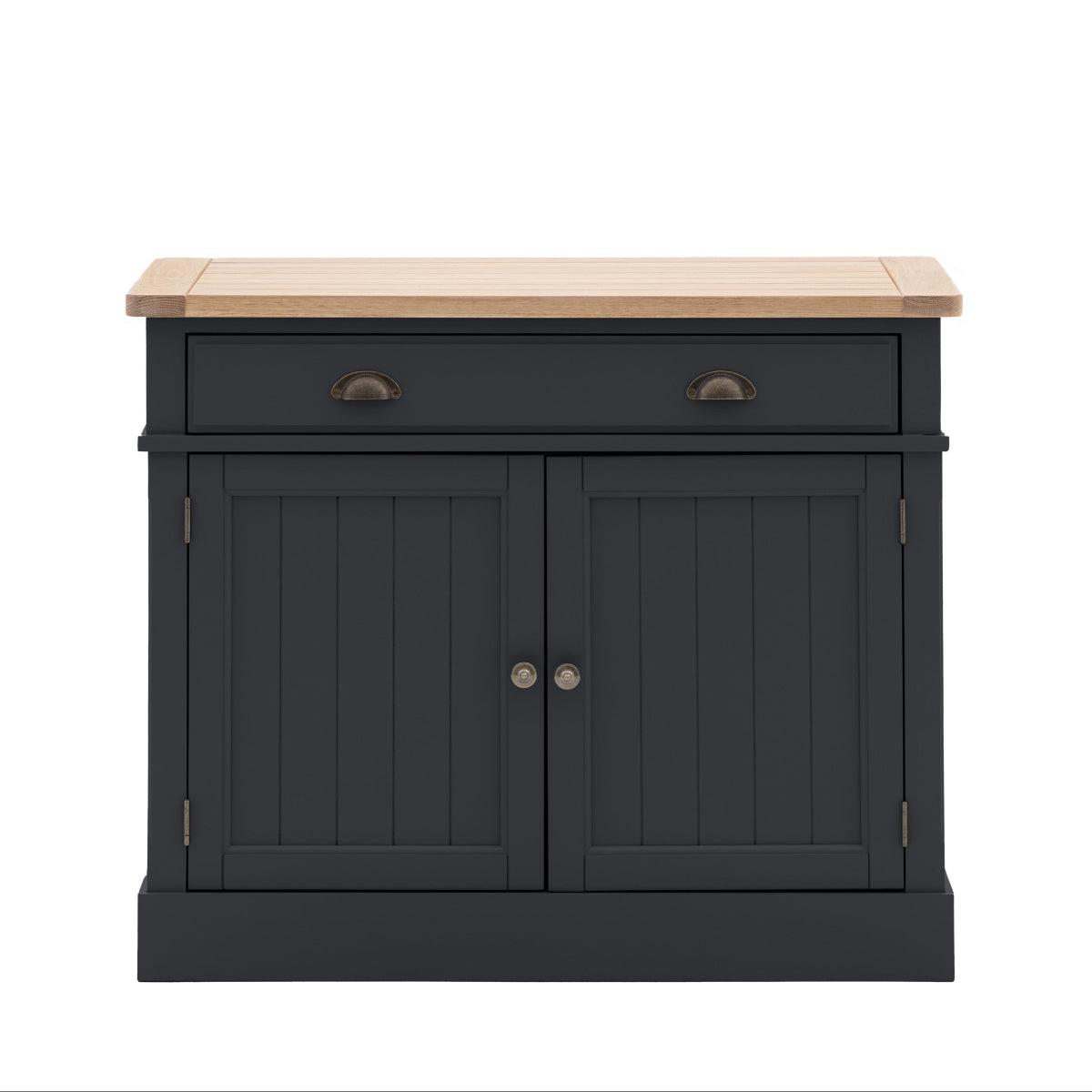 Gallery Direct Eton 2 Door Sideboard Meteor 965x475x800mm