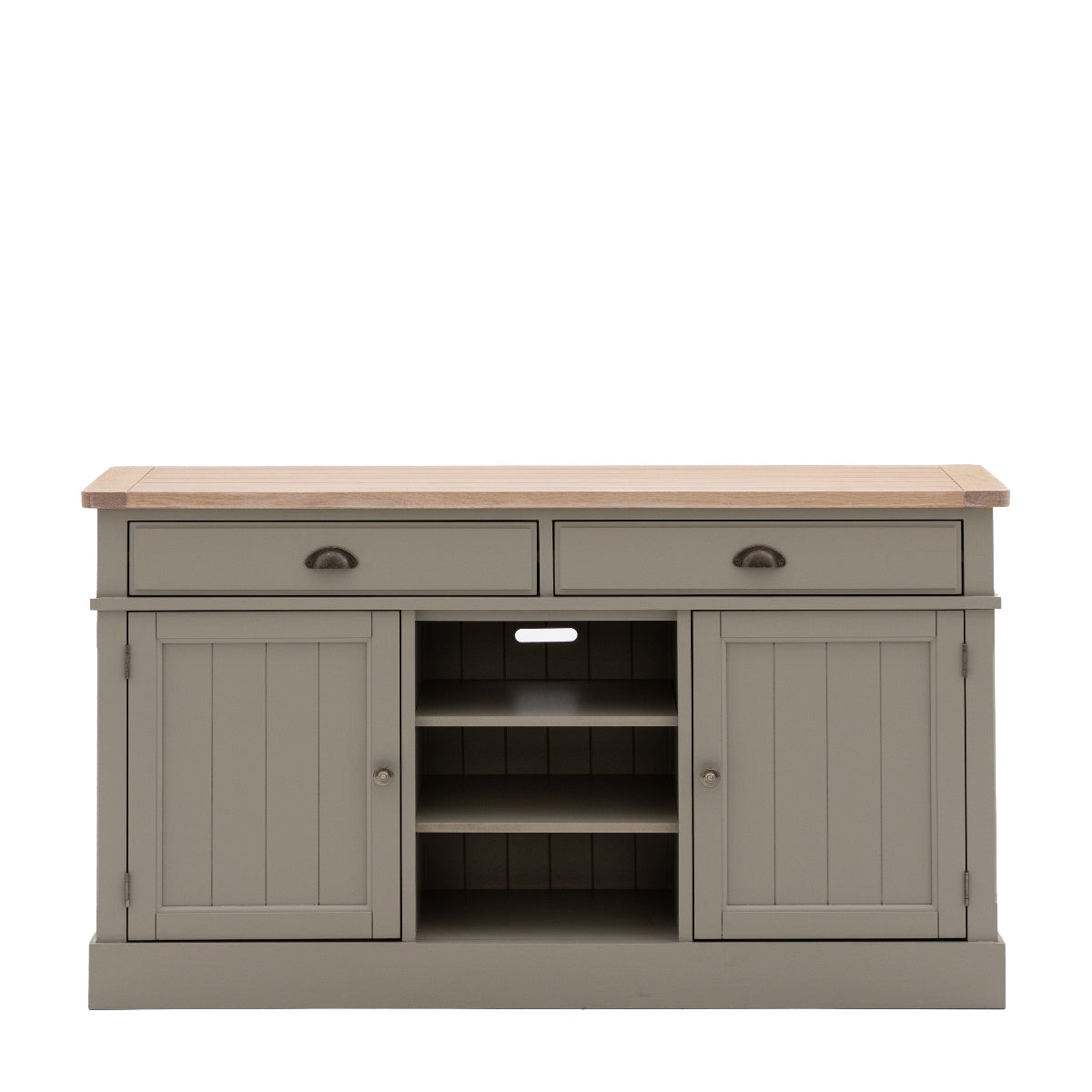 Gallery Direct Eton 2 Door/2 Drawer Sdbrd Prairie 1400x450x800mm