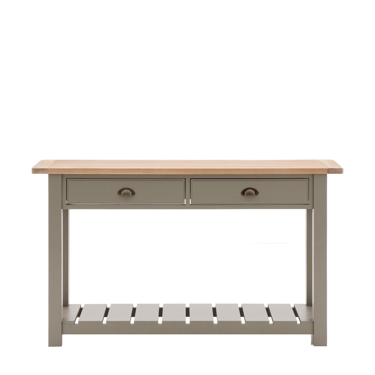 Gallery Direct Eton 2 Drawer Console Prairie 1400x380x800mm 