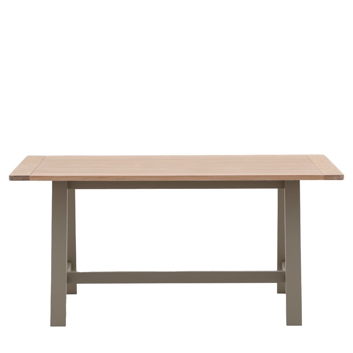 Gallery Direct Eton Trestle Table Prairie 1600x800x750mm