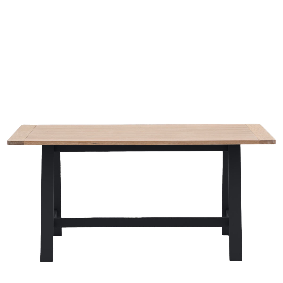 Gallery Direct Eton Trestle Table Meteor 1600x800x750mm