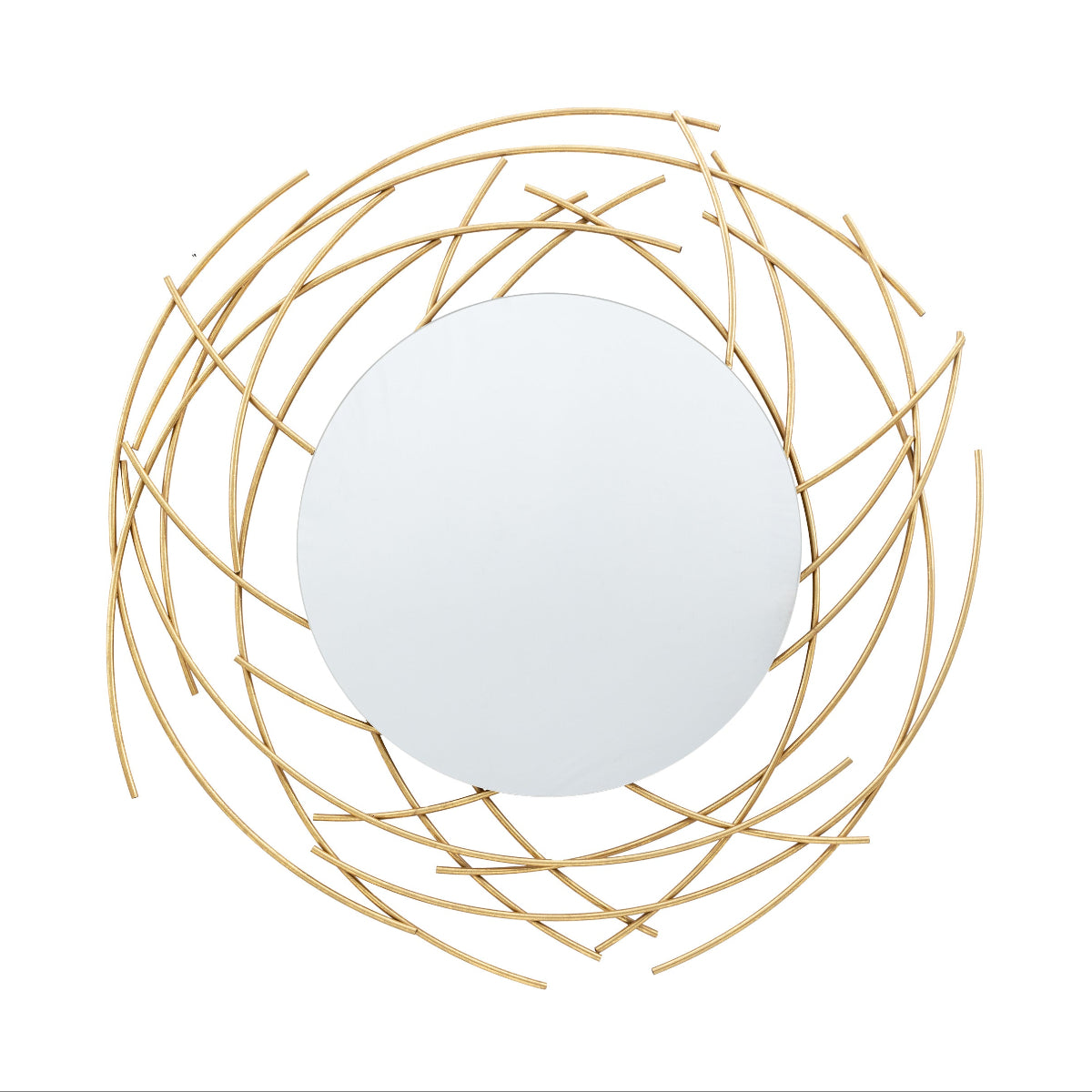 Gallery Direct Barking Mirror Gold1000x40x990mm