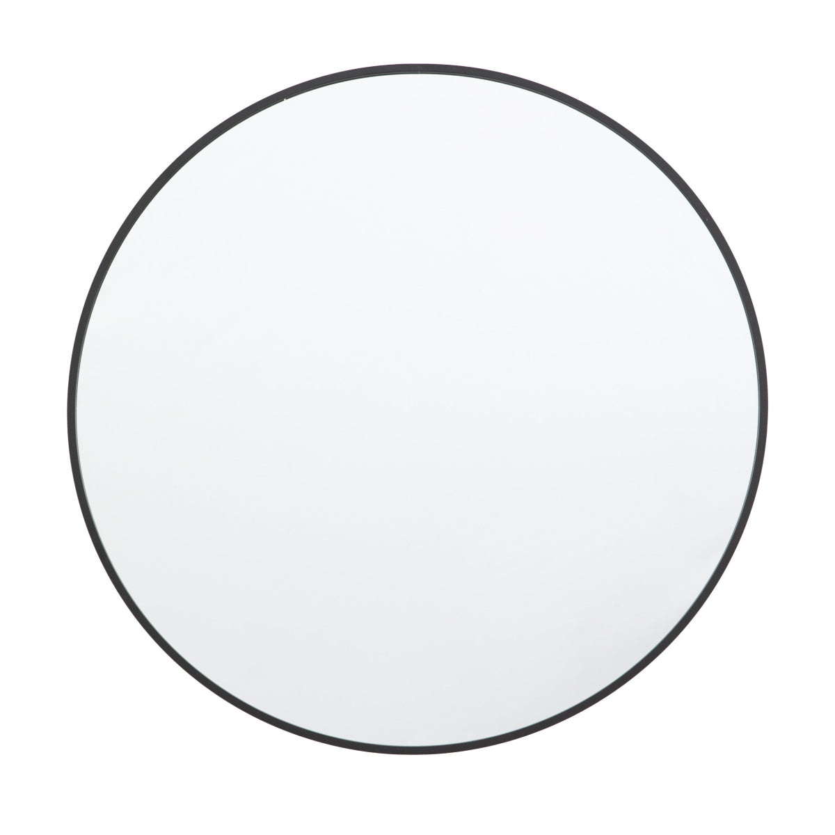 Gallery Direct Yardley Mirror Round Black 600x40x600mm