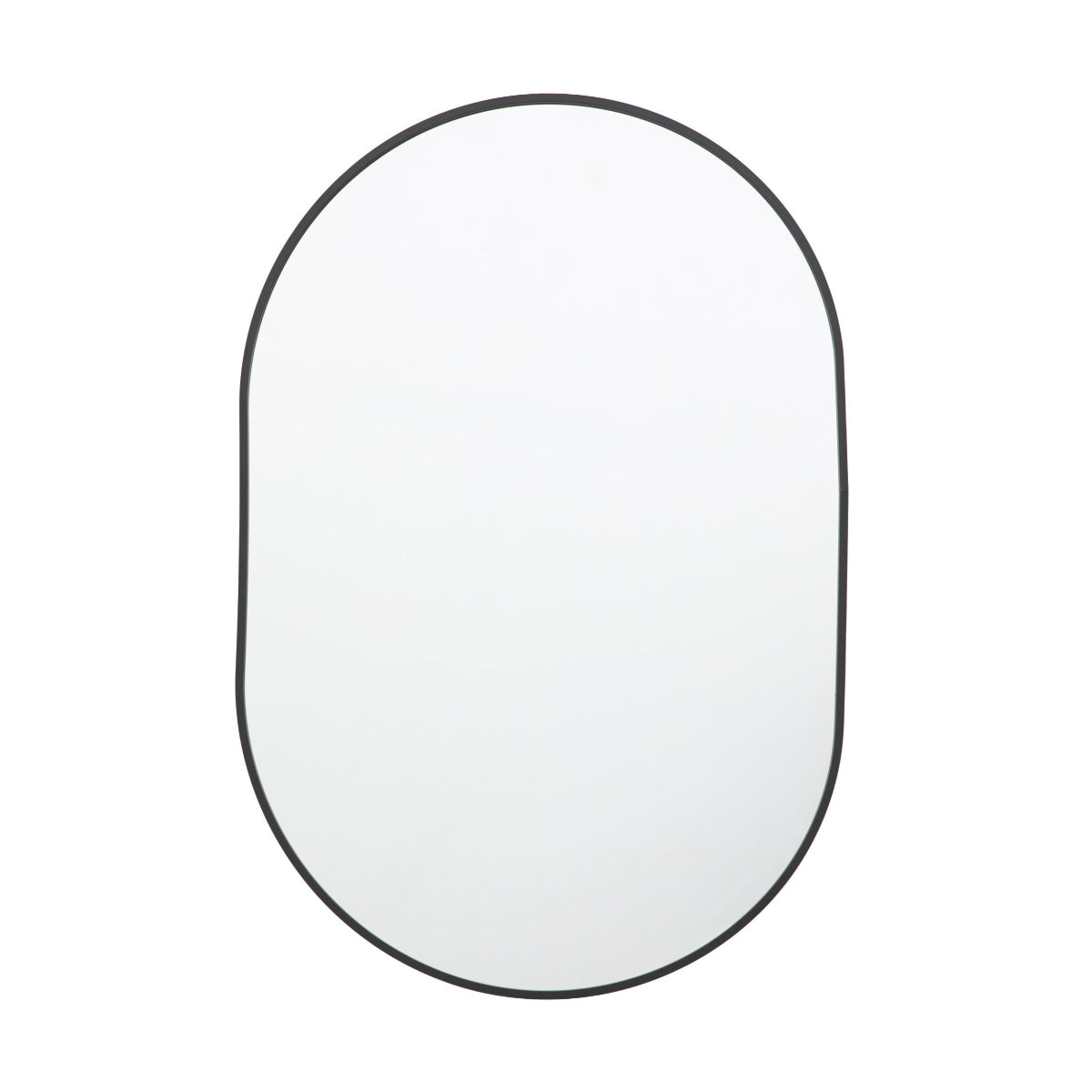 Gallery Direct Yardley Mirror Black 500x40x750mm