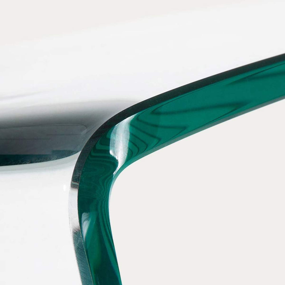 Kave Home Burano Nest Of 2 Glass Tables-Beaumonde