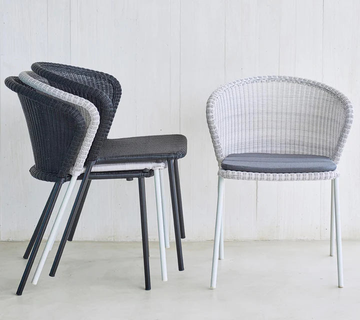 Cane-line Lean Chair, Stackable