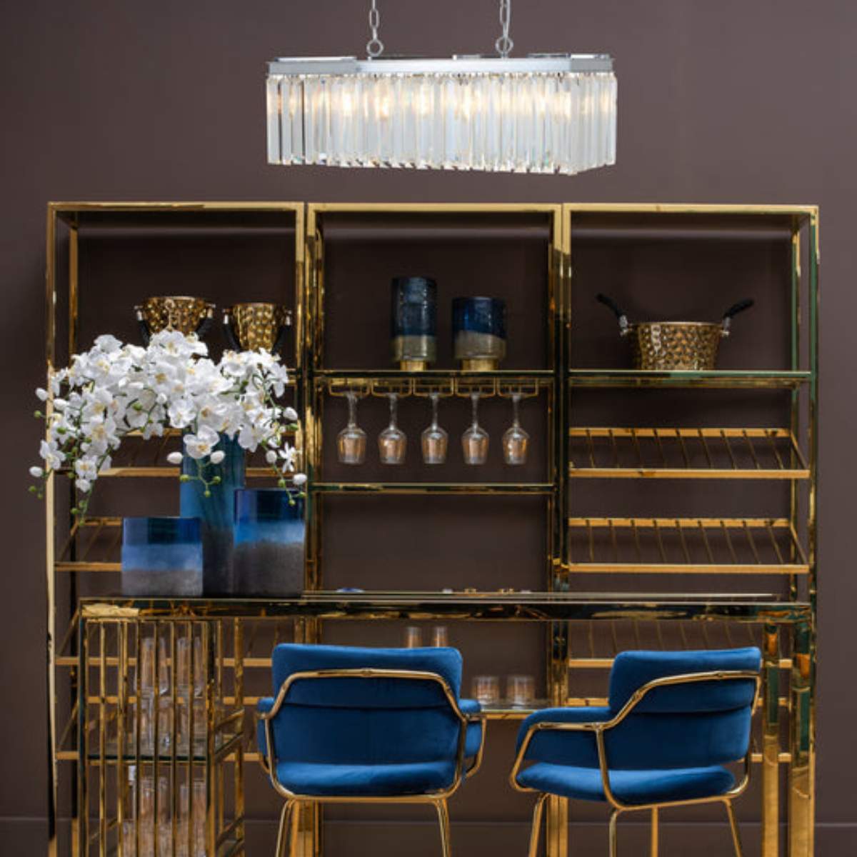 Beaumonde Home Kensington Townhouse 8 Bulbs Pendant Light