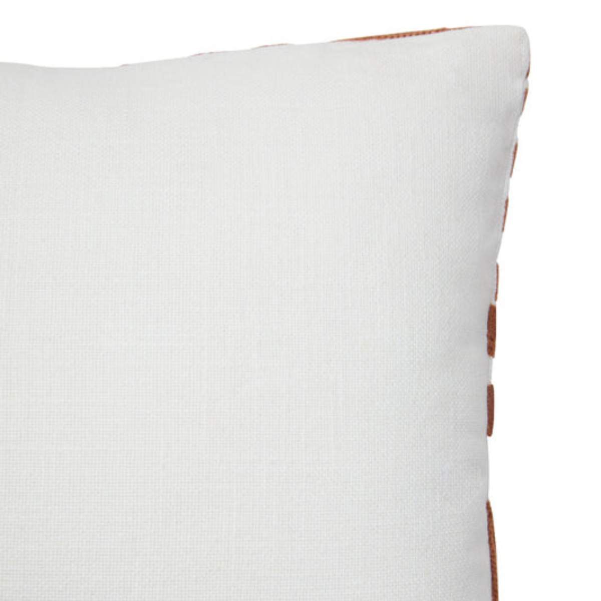 Beaumonde Home Bosie Ozella Natural And Terracotta Cushion