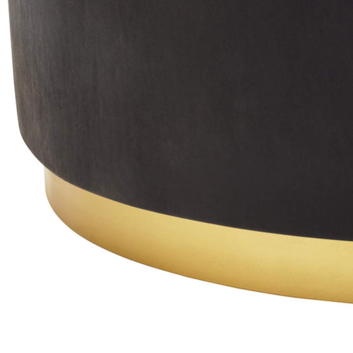 Beaumonde Home Naro Black And Gold Concrete Look Coffee Table
