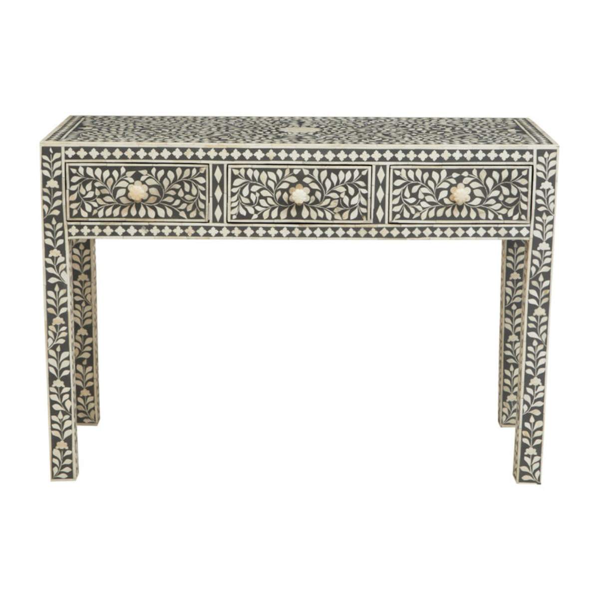Beaumonde Home Fusion Three Drawer Desk