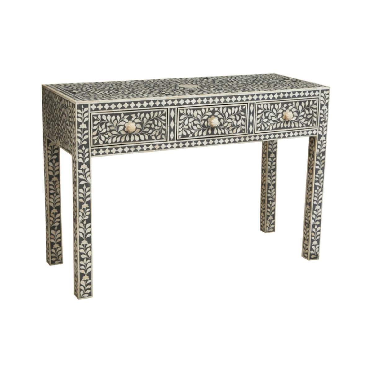 Beaumonde Home Fusion Three Drawer Desk