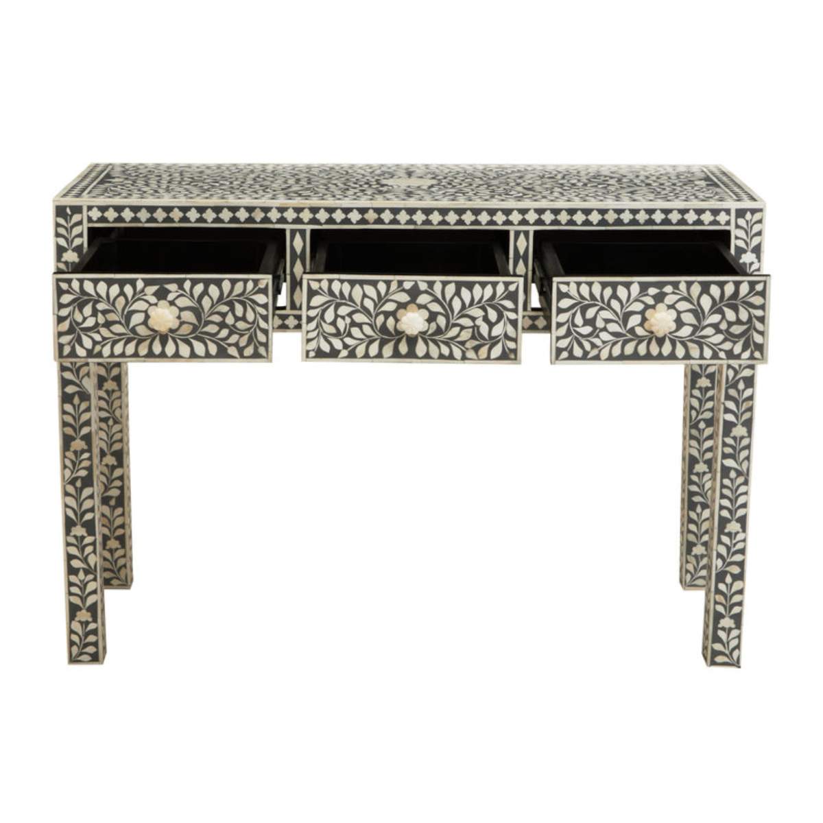 Beaumonde Home Fusion Three Drawer Desk