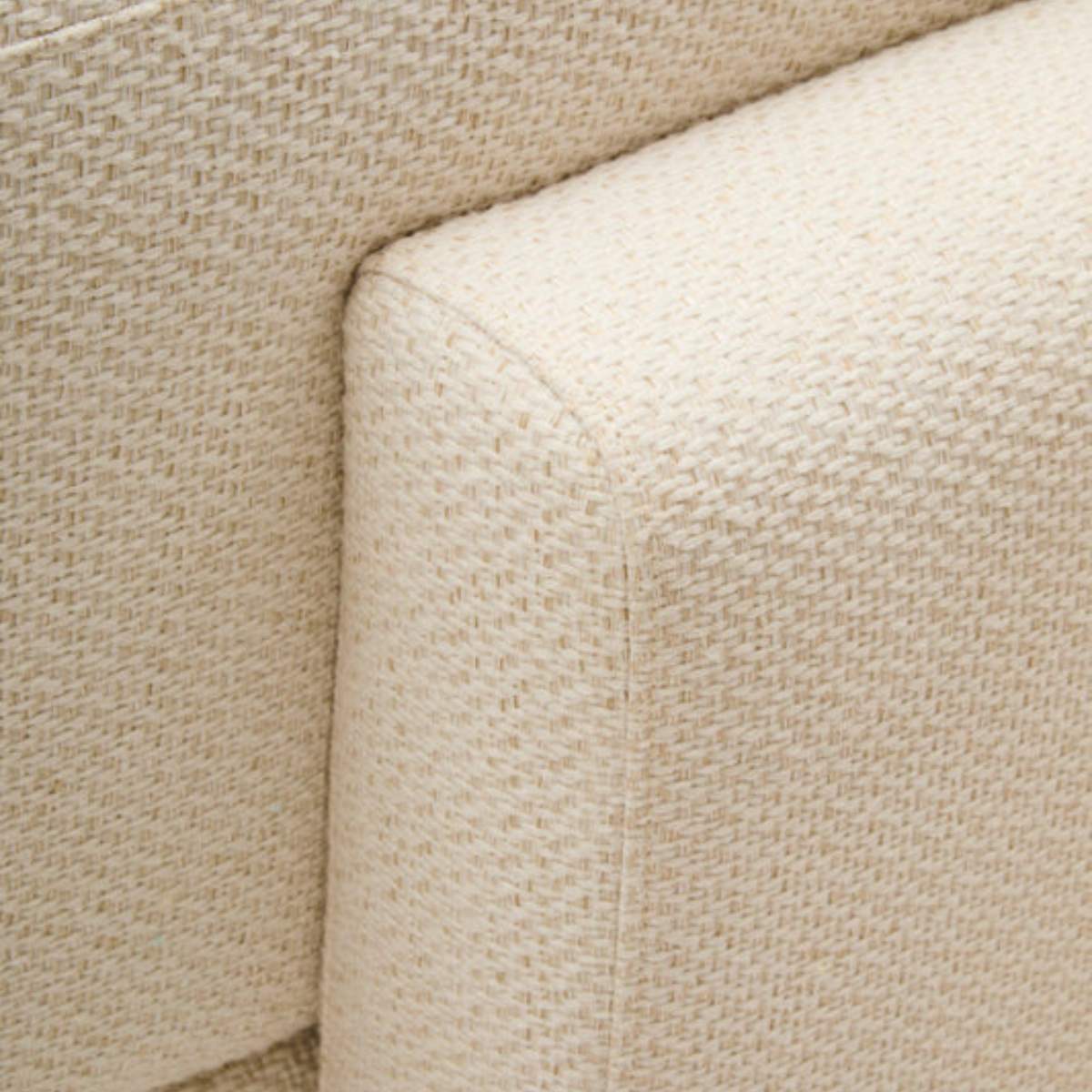 Beaumonde Home Ozzano Cream Linen Fabric 3 Seater Sofa