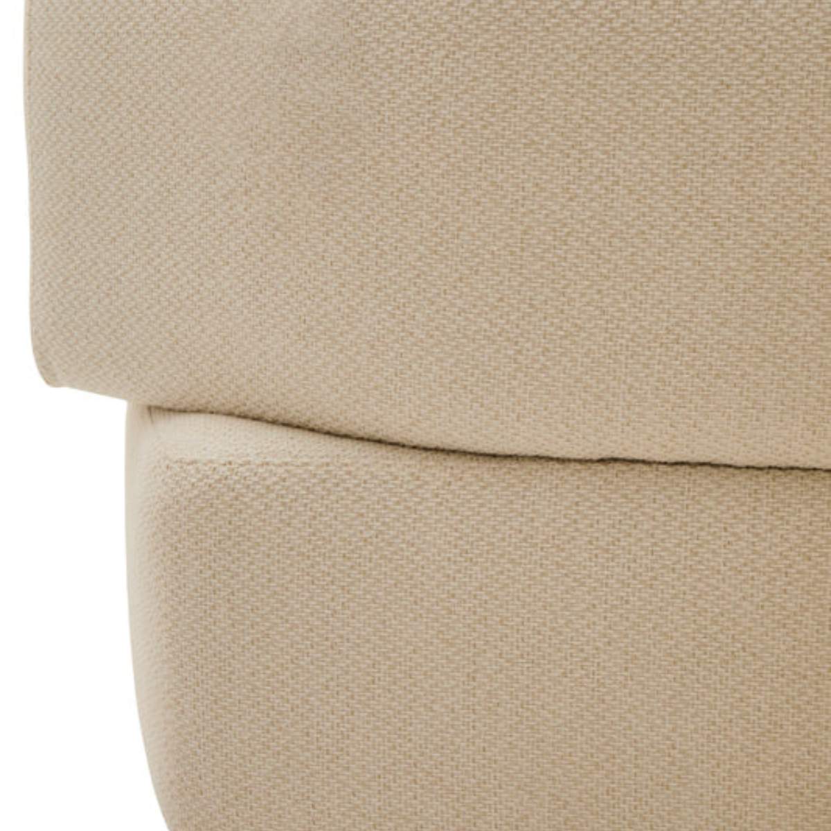Beaumonde Home Ozzano Cream Linen Fabric 3 Seater Sofa