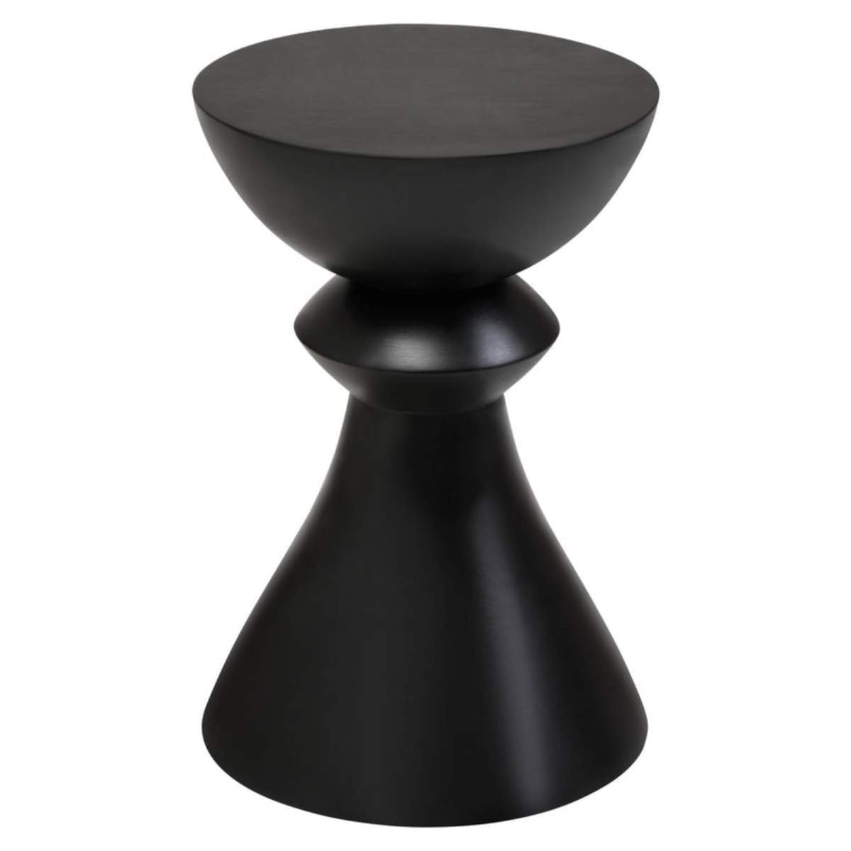 Beaumonde Home Walsa Black Finish Mango Wood Accent Side Table