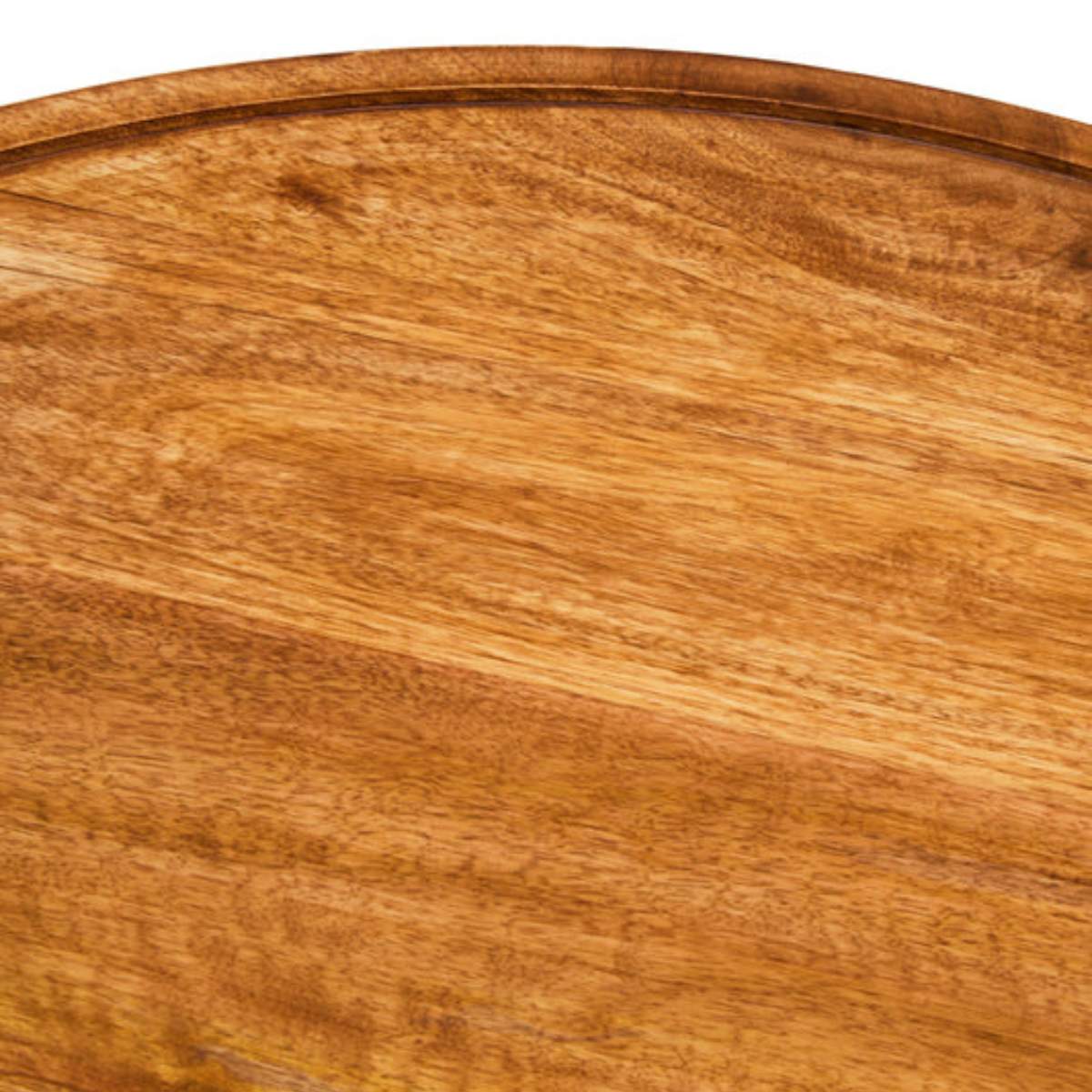 Beaumonde Home Walsa Natural Mango Wood Column Detail Coffee Table