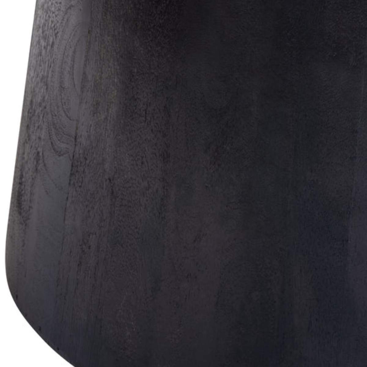 Beaumonde Home Perdoba Oval Mango Wood Black Finish Dining Table