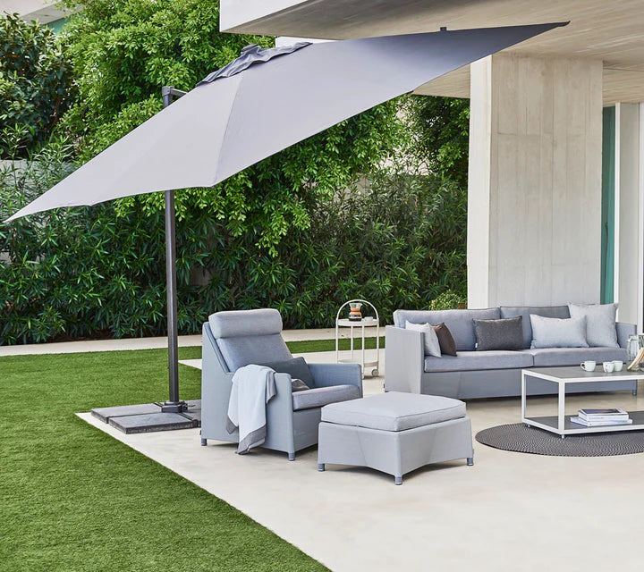 Cane-line Hyde Luxe Tilt Parasol, 3X3 M