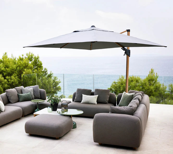 Cane-line Hyde Luxe Tilt Parasol, 3X3 M