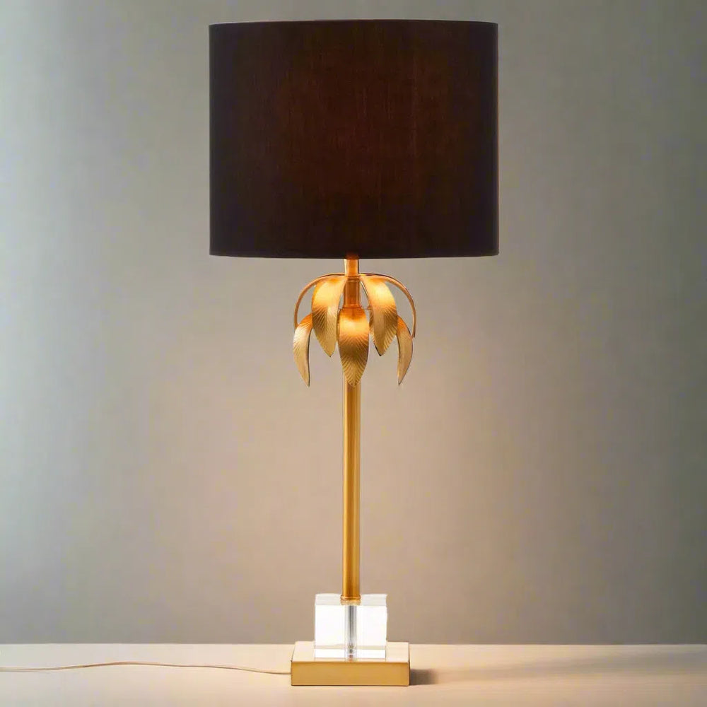 Beaumonde Home Philieas Gold Metal Finish Table Lamp-Beaumonde