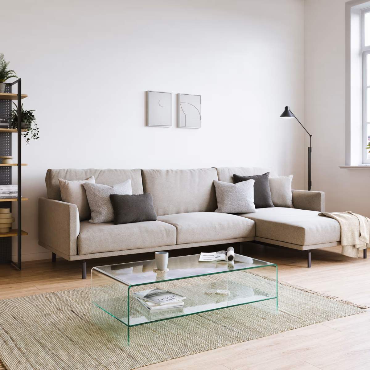 Kave Home Burano Glass Coffee Table