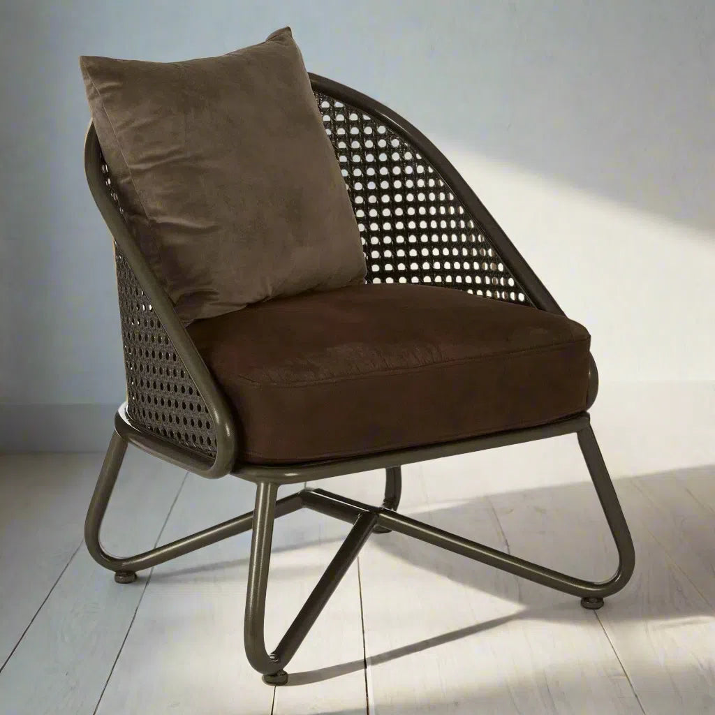 Beaumonde Home Foundry Chair With Curved Legs-Beaumonde