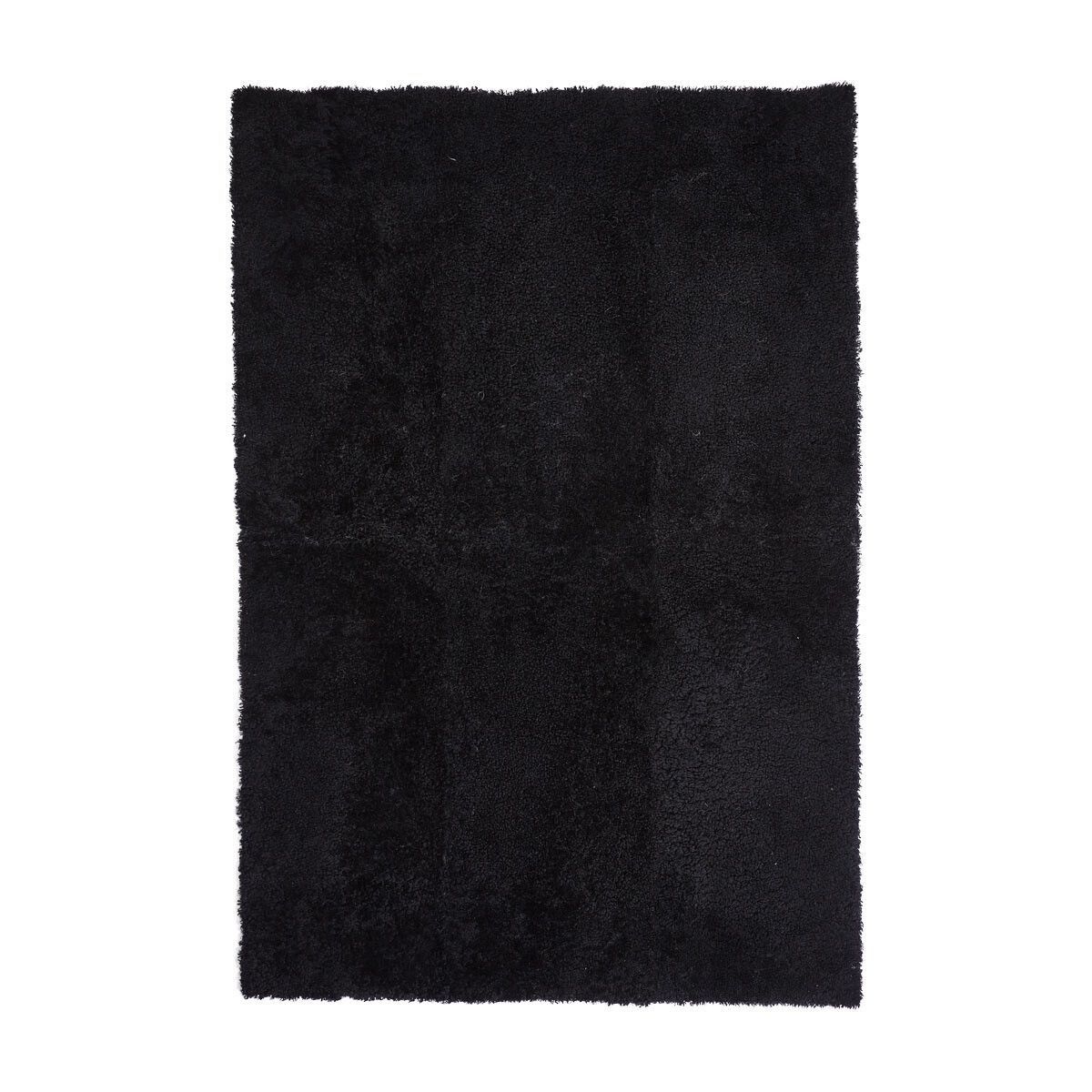Natures Collection Short Wool Curly Sheepskin Design Rug