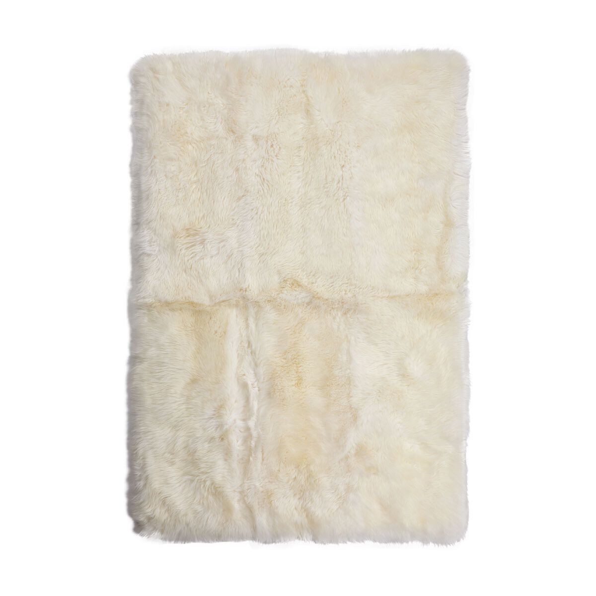 Natures Collection Long Wool Sheepskin Design Rug