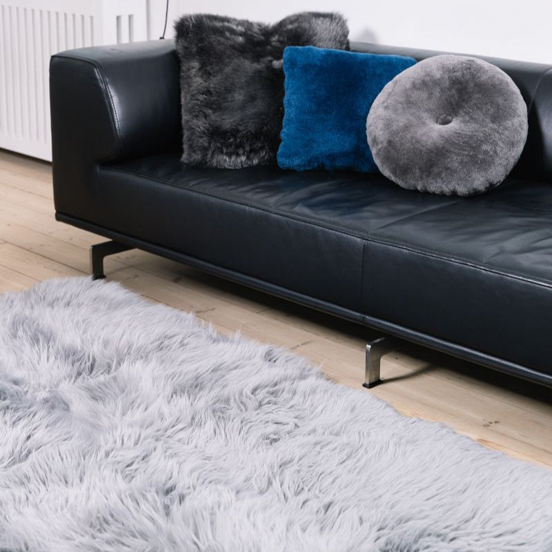 Natures Collection Long Wool Sheepskin Design Rug