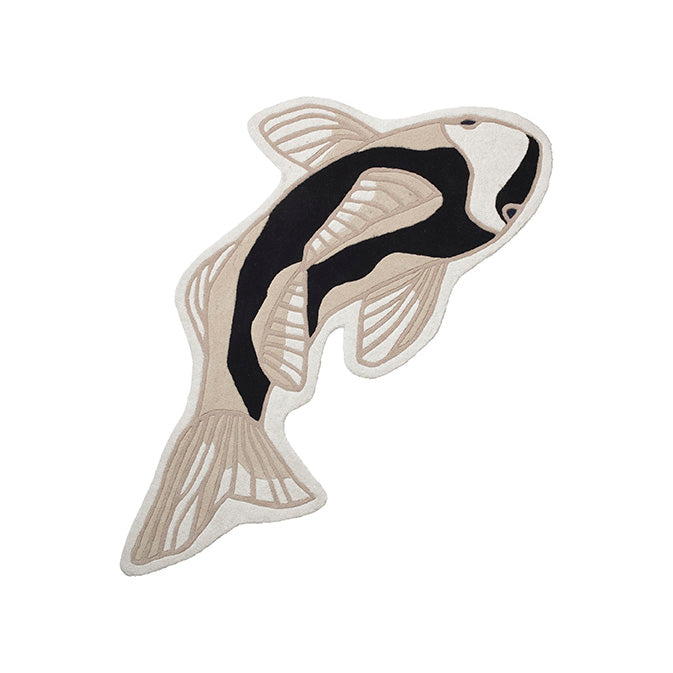 71110398_Broste Copenhagen Koi Rug - Black