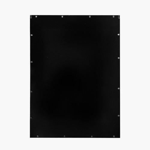 Beau&Co Antique Bronze Metal Rectangular Wall Mirror