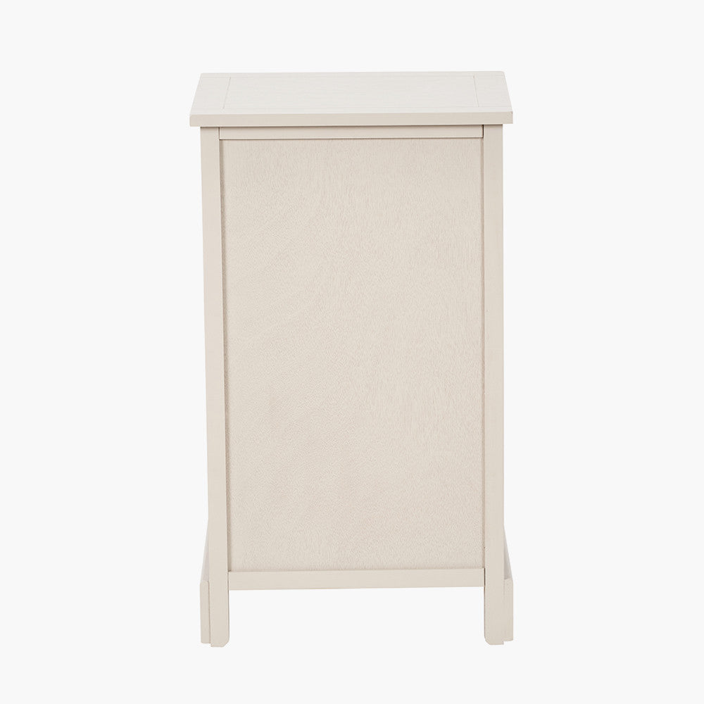 Pacific Lifestyle Devonshire Putty Pine Wood 1 Drawer 2 Basket Unit