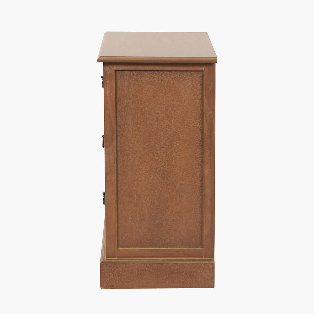 Pacific Lifestyle Loft Sage Multicoloured Pine Wood 3 Drawer Unit